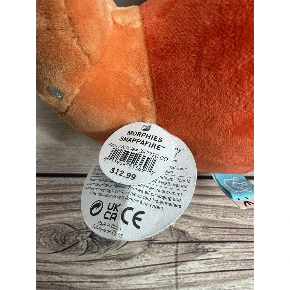 The Manhattan Toy Company Morphies Snappafire Stuffed Animal Snail‎ Apple NWT
